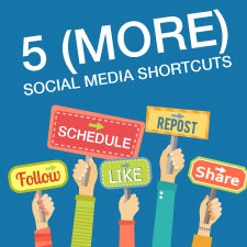 social media shortcuts for financial advisors